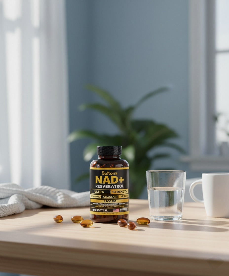 NAD+ + Resveratrol, Bienestar y Vitalidad Diaria
