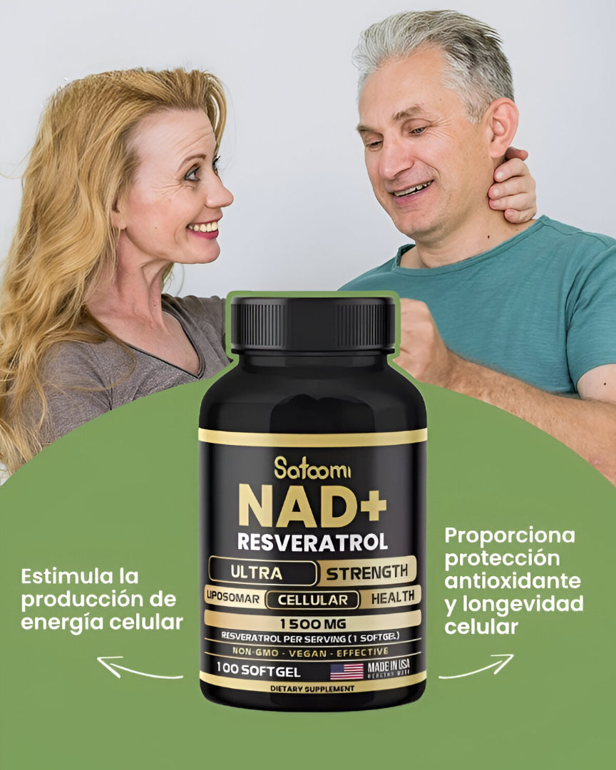 NAD+ + Resveratrol, Bienestar y Vitalidad Diaria